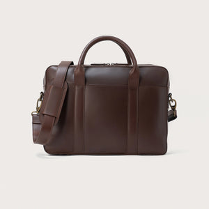 Captain Vintage Braune Leder Aktentasche