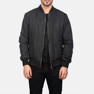 Zack Schwarze Bomberjacke