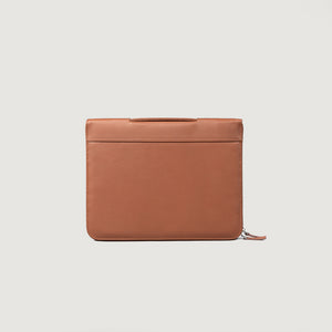 Eclectic Braune Leder Folio Tasche